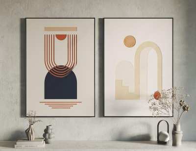 现代装饰画3D模型下载